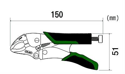 Engineer Japanese VamPLIERS Neji Zaurus vise grip pliers 3.5 Engineer Japanese VamPLIERS Neji Zaurus vise grip pliers 3.5