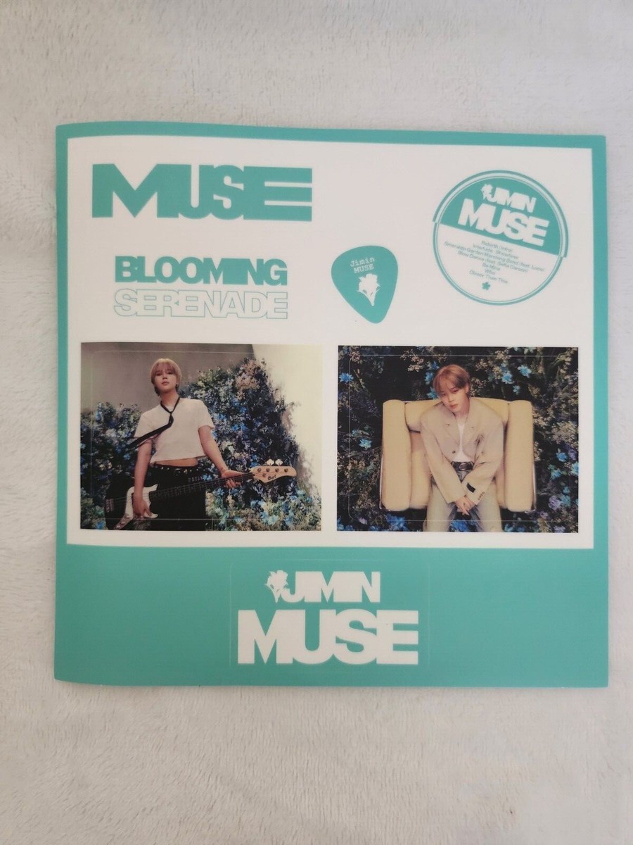 Official Jimin BTS Muse inclusions CD Poster Polaroid