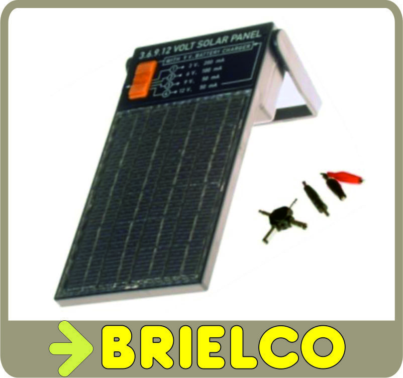 PANEL SOLAR PLACA CARGADOR 600MW ALIMENTADOR 3-6-9 Y 12V JUEGO CLAVIJAS BD6253