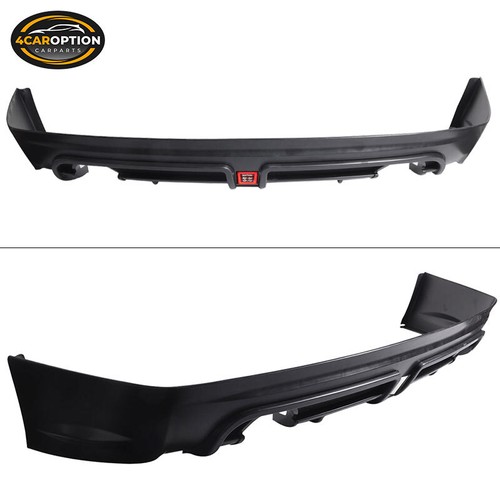 Fits 06-11 Honda Civic 4DR Sedan Mugen RR Rear Bumper Diffuser Clear Brake Light - Picture 4 of 4