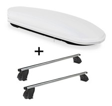 Dachbox MAA460L wei&szlig;+Dachtr&auml;ger K1P Alu f&uuml;r f&uuml;r Mercedes GLE Coup&eacute; C292 5T&uuml;r ab 