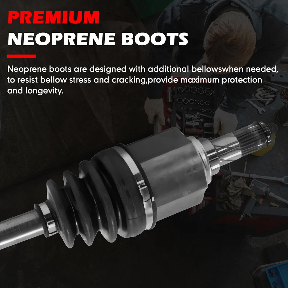 Par de ejes delanteros CV para Honda Accord 2003-2005 2006 2007 2,4 L transmisión automática Foto 2 de 4