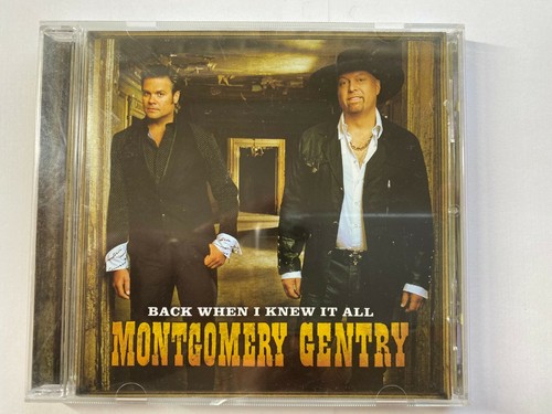CD - MONTGOMERY GENTRY - Back When I Knew It All - Clean Used