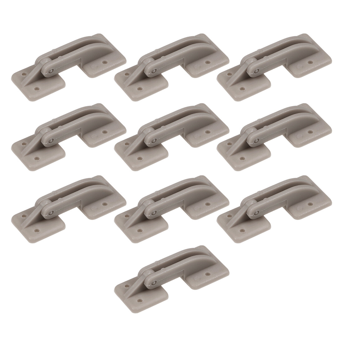 RC Hinges Adjustable Hatch Hinge L38xW18mm,for RC Model Airplane Part Grey 10pcs