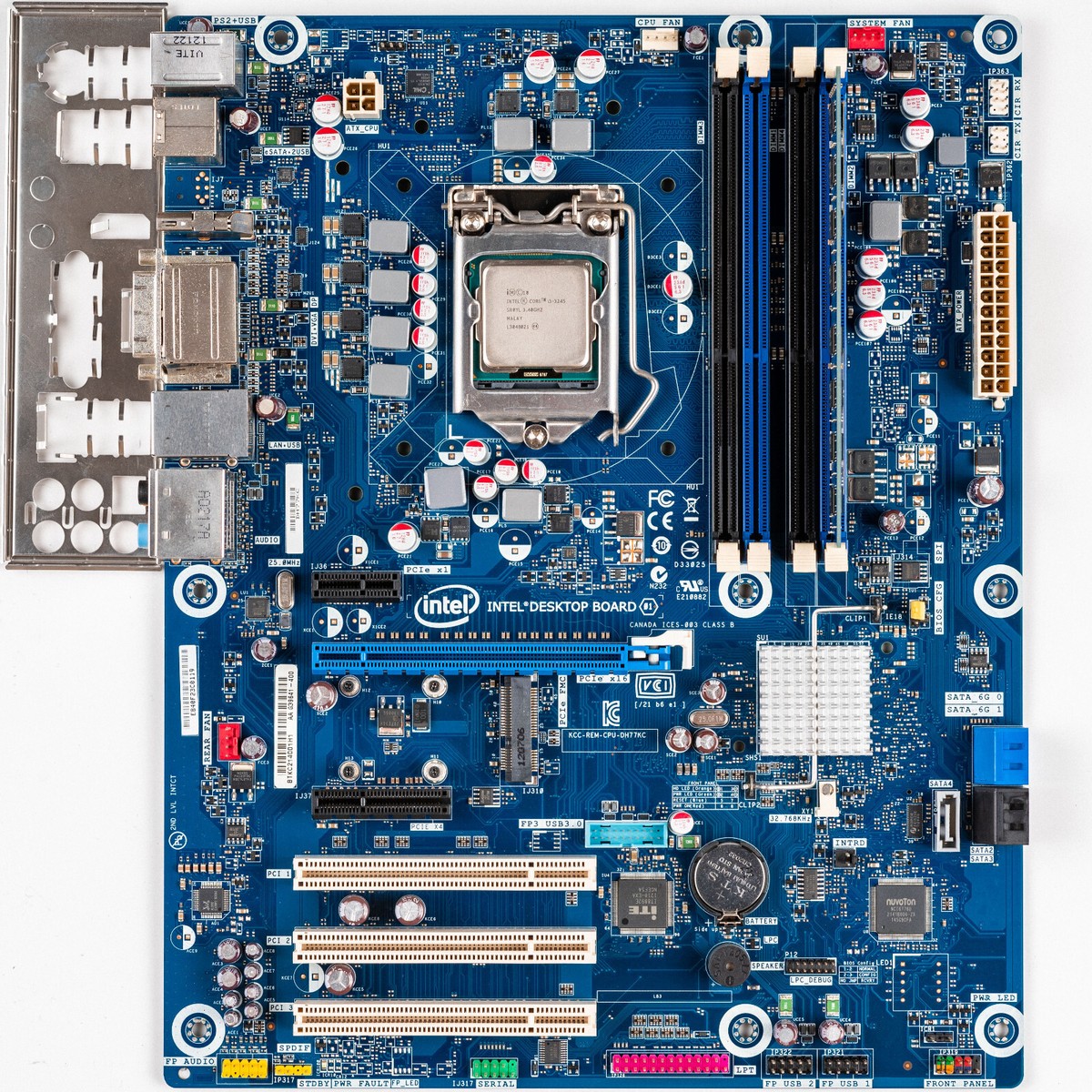 Intel Desktop Motherboard DH77KC LGA1155 ATX H77 DDR3 mSATA USB