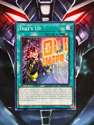 Yugioh That's 10! Common INFO | eBay