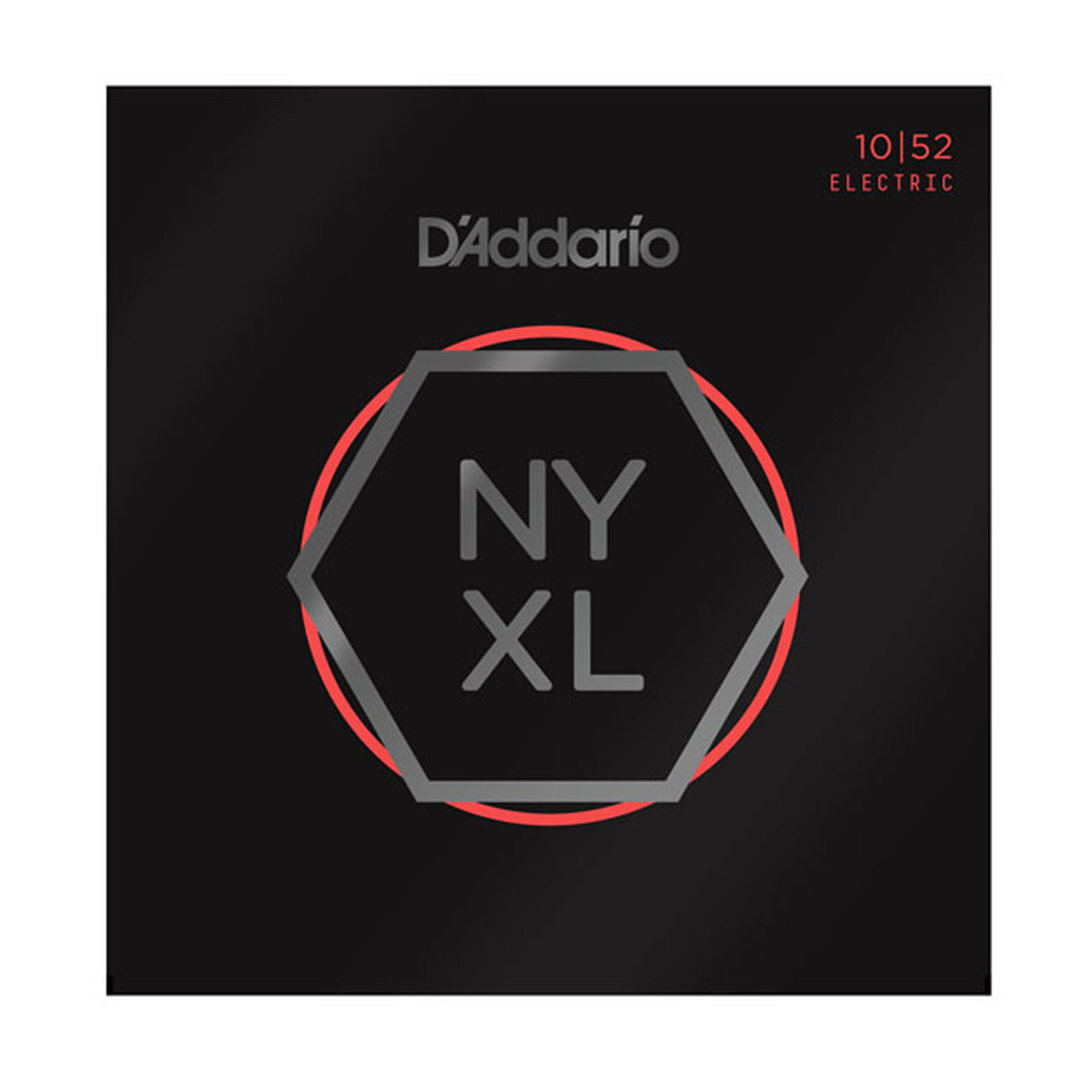 Обычные легкие / тяжелые нижние струны для электрогитары DAddario NYXL1052 10-52