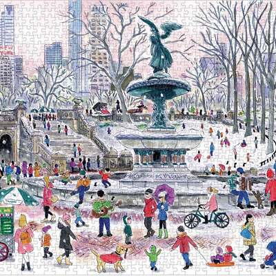 Galison Michael Storrings Bethesda Brunnen Puzzle 1000 Teile