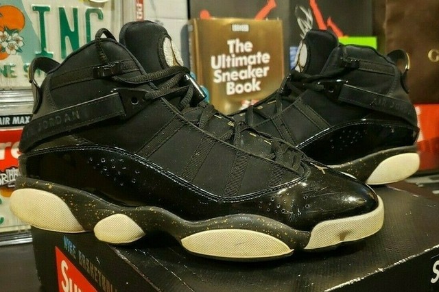 jordan 6 rings black and gold