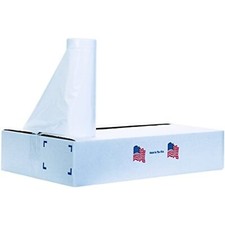 Trash Bag 33 Gal. 0.75mil Plastic White