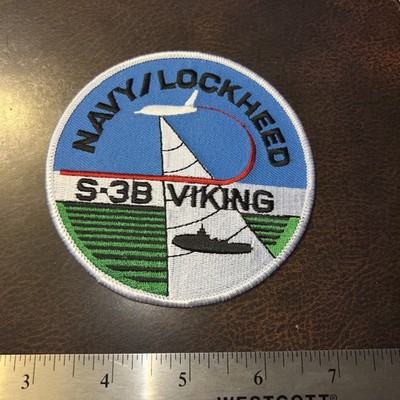 Vintage US Navy Pilot Patch Navy Lockheed S-3B Viking