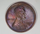 1926 D, Lincoln Wheat Penny, AU, About Uncirculated, Beautiful Toning