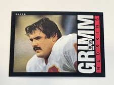1985 Topps Football #182 - Russ Grimm - Washington Redskins