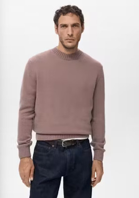 NWT mango 100% Italian wool knitted sweater