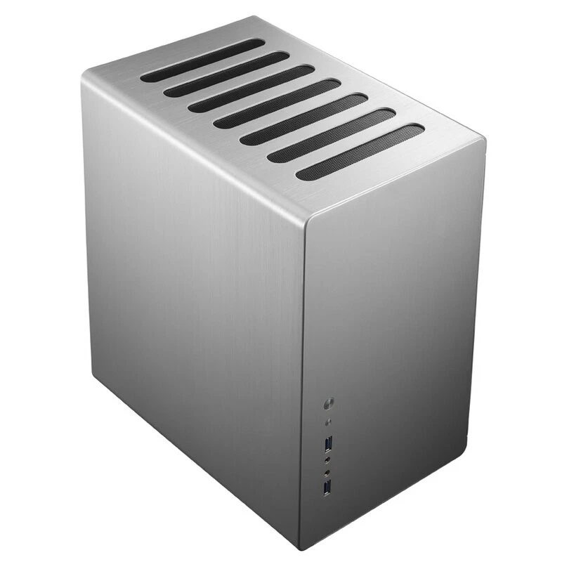 Jonsbo Case PC RM2 Argento in Alluminio per Casa/Ufficio con Finestra - Immagine 2 di 4
