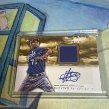 2013 Bowman Inception Relic Autographs #YV Yordano Ventura Auto