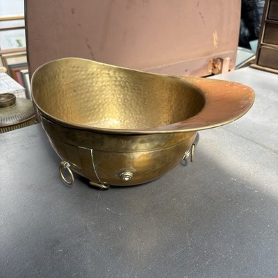 Polo Helmet Solid Antique Brass Champagne Ice Bucket | Wine Cooler