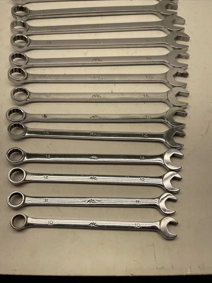 Juego completo de llaves métricas de largo alcance Mac Tools de 13 piezas de 22 mm a 10 mm Foto 2 de 4