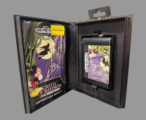 Vintage Sega Genesis Castle of Illusion Starring Mickey Mouse Video Game