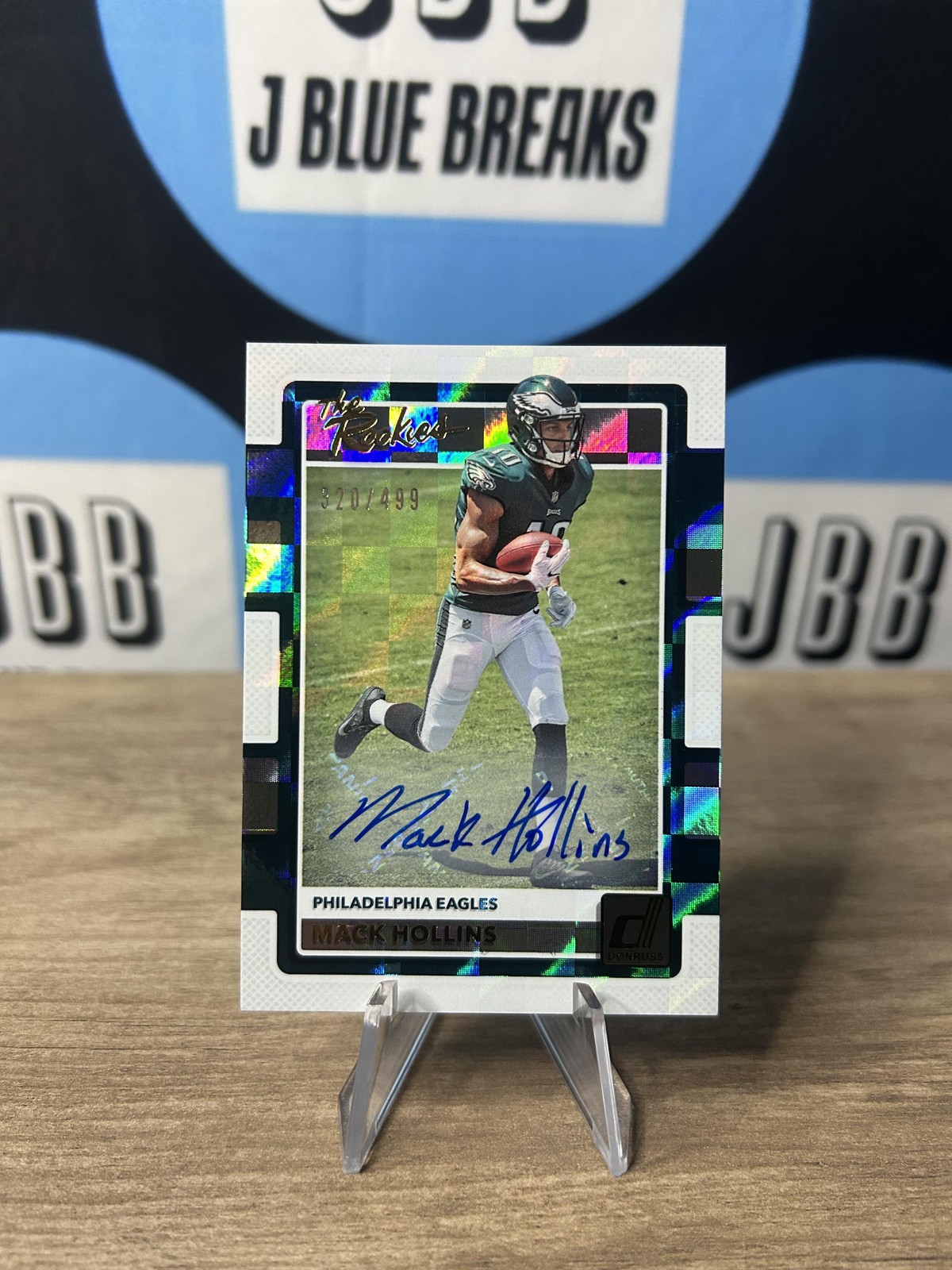 Mack Hollins Panini Donruss the Rookies #33 Autograph