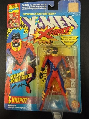 MARVEL COMICS X-MEN X-FORCE SUNSPOT EXPLOSIVE POWER PUNCH FIGURE