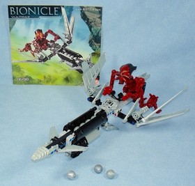 Lego Bionicle 8698 VULTRAZ with Sky Fighter Vehicle & Midak Blaster + Manual&nbsp;