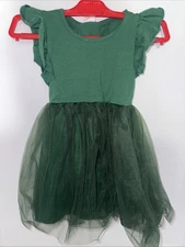 Size 24-36 2t-3t Dudu Cream Tutu Dress 