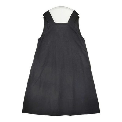 heavenly 2536072 Ramie Cotton 2-Way Sleeveless dress black 6-0330M 