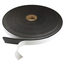 GRAINGER APPROVED CNES591/81/250T EPDM Neoprene SBR Strip,L 50 ft,Black 6YHE1