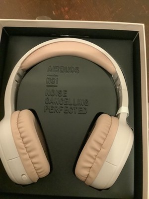 Faltbarer Kopfhörer mit Kopfbügel in Blush Pink