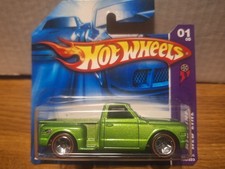2006 Hot Wheels Red Line Custom 69 Chevy Green 01