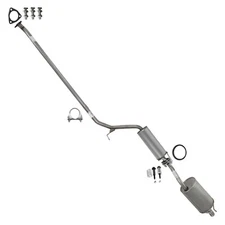 Stainless Steel Resonator Muffler Exhaust Kit fits: 2006-2011 Civic 1.8L Coupe