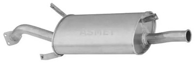 Endschalldämpfer 26.002 ASMET für MITSUBISHI CARISMA Stufenheck CARISMA