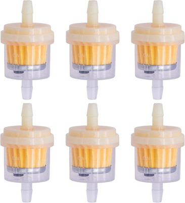 6PCS 3/16'' 5mm-6mm Gas Inline Fuel Filter, with magnet, Fit for ATV Scooter M...