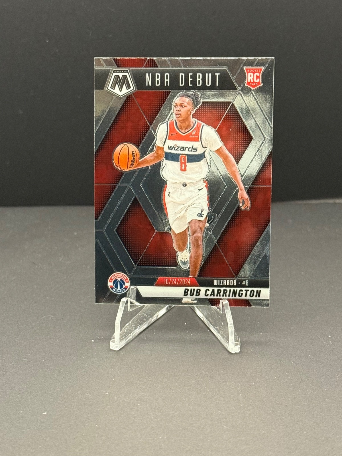 2024-25 Panini Mosaic - NBA Debut Bub Carrington #259 (RC)