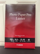 Canon Photo Paper Pro Luster (13 x 19", 50 Sheets) SEALED BOX