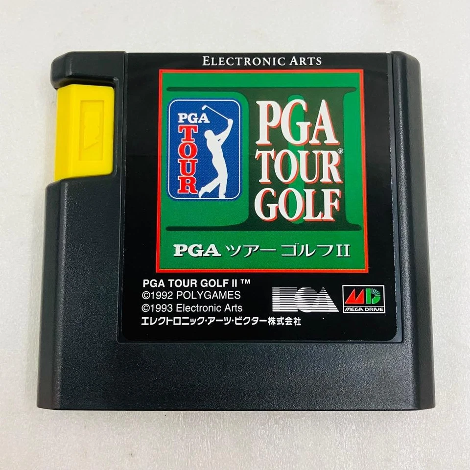 PGA Tour Golf II Sega Mega Drive Japan EA Sports 1993 Complete Tested Excellent - Image 3 of 4
