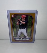 2026 Bowman Baseball Sam Petersen 1st Paper Gold /50 #BP-122 Nationals