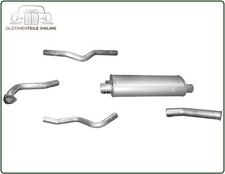 Marmitta UNIMOG 424 / U1000 con silenziatore 70kW impianto di scarico silenziatore