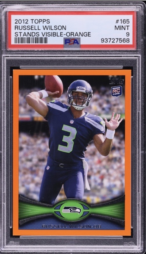 2012 Topps Russell Wilson #165 Rookie Orange Exclusive /86 PSA 9 💎 Pop 5 Rare
