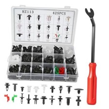 Car Push Retainer Clips, Plastic Bumper Clip Fender Clip, Door Trim 425pcs