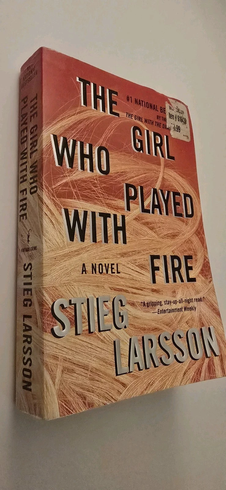 The Girl Who Played w/ Fire by Stieg Larsson Paperback Millennium Series Book 2