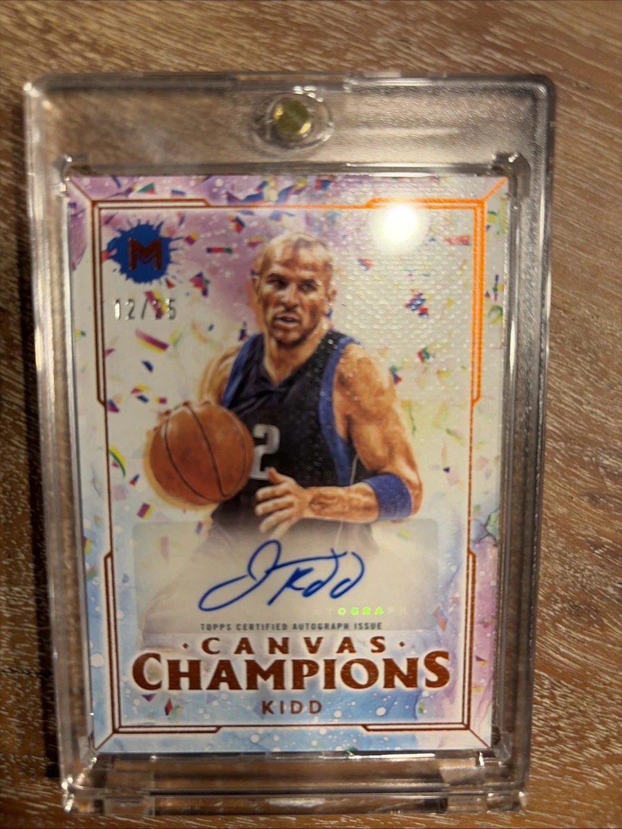 Topps Jason Kidd Basketball Autographed Sports Trading Cards 