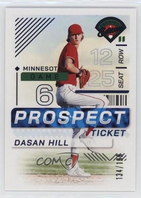 2024 Panini Prospect Edition Blue 134/199 Dasan Hill #53 1g1q