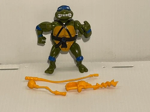 Vintage TMNT Figure Sword Slicin' Leonardo Ninja Turtles 1992 Playmates