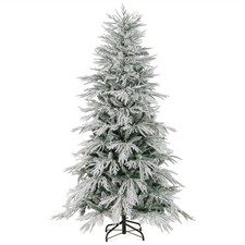 6 FT Artificial Christmas Tree w/594 PE PVC Branch Tips 250 LED Lights