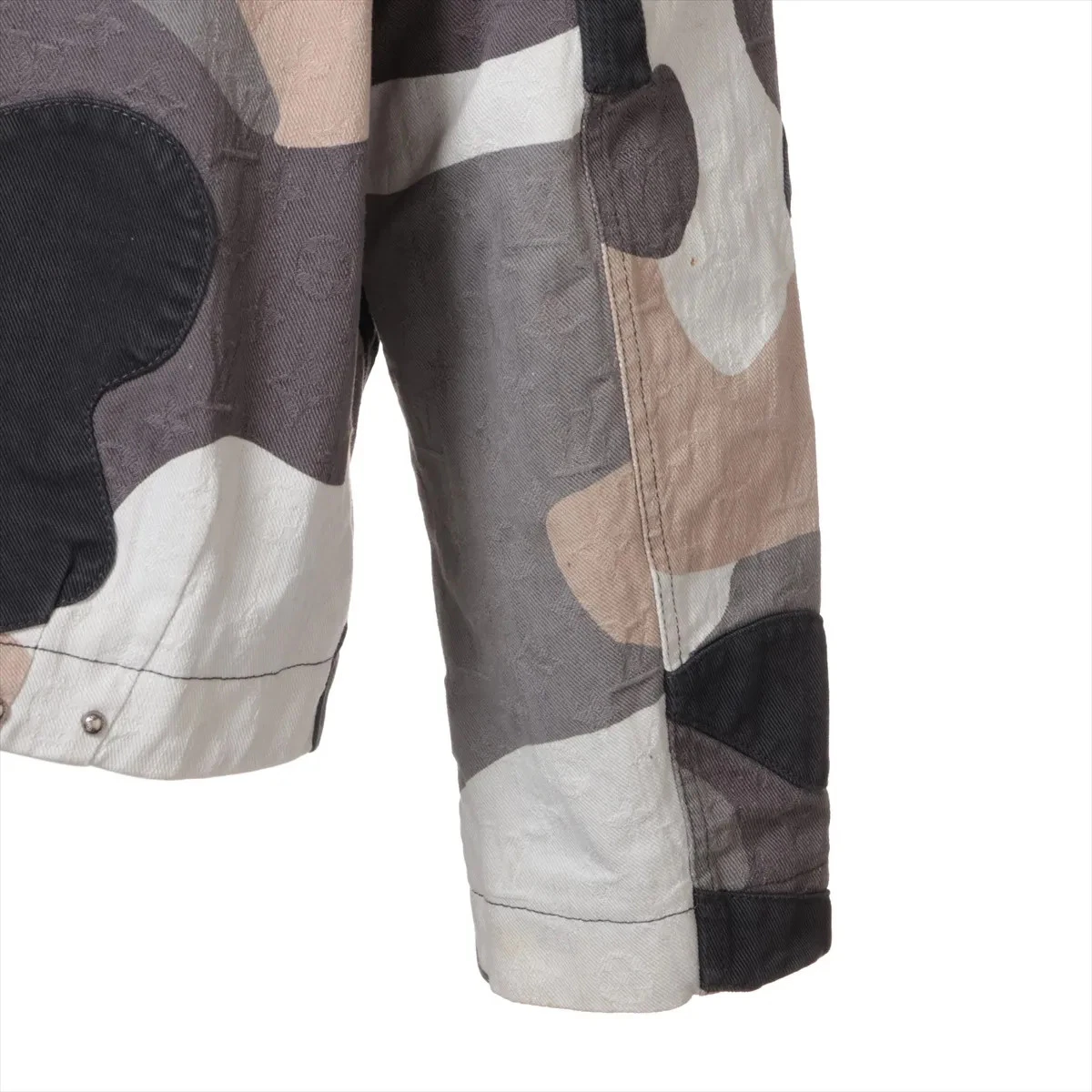 LOUIS VUITTON（LV） Louis Vuitton 23AW Giacca Denim Cotone 52 Uomo Grigio x Beige RM232 made to orde