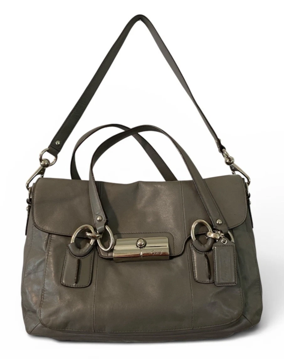 小物 COACH VINTAGE leather charm poppy set Coach Poppy Leather Exterior Medium Bags & Handbags for Women for