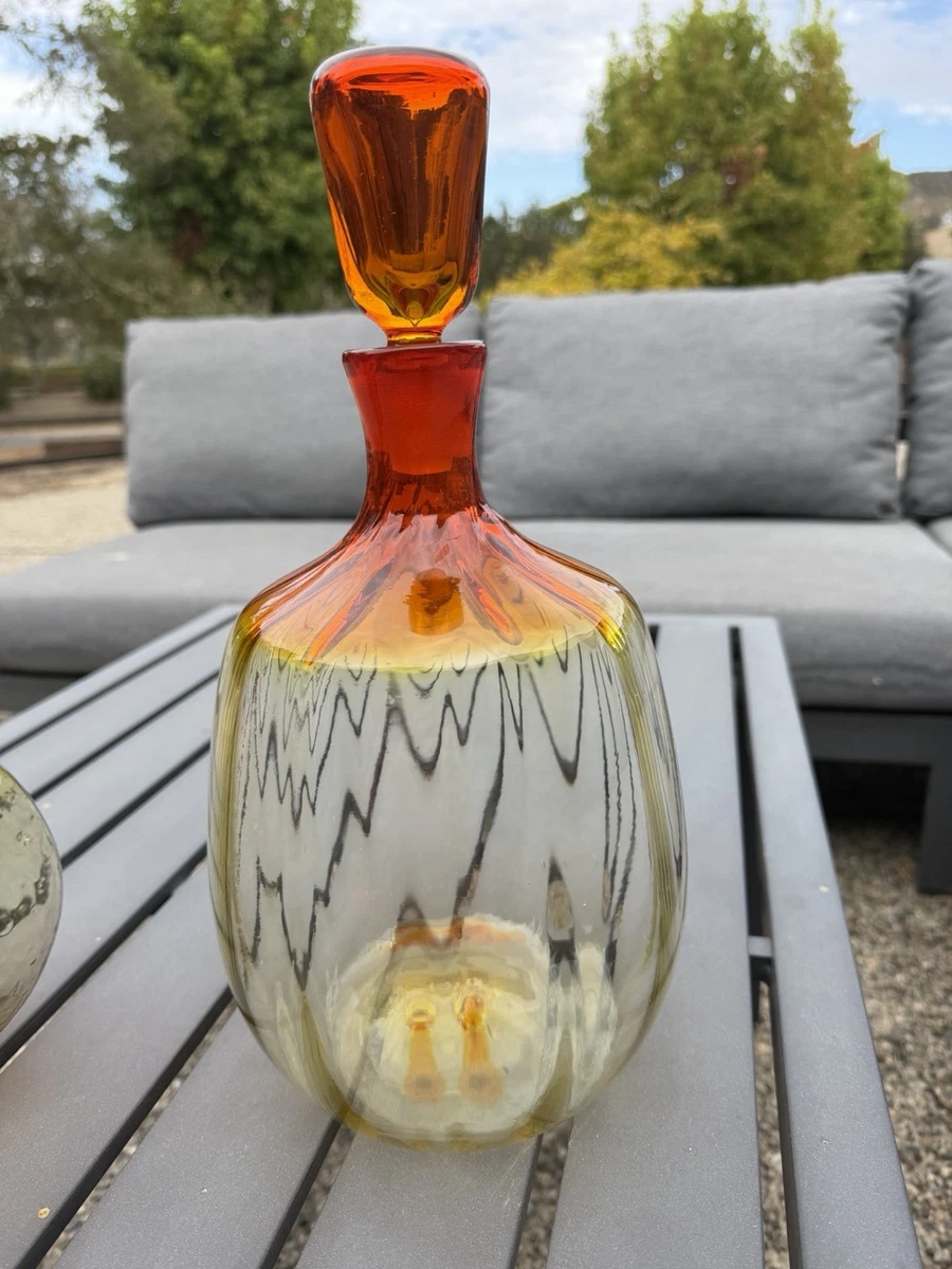 BLENKO アンバーガラス フラワーベース 花瓶 ヴィンテージ アメリカ家具 25+ Blenko Vintage - Glass for sale | Updated Oct 2026