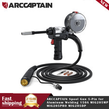 ARCCAPTAIN Spool Gun 5-Pin for Aluminum Welding 150A MIG205MP MIG205PRO MIG205DP